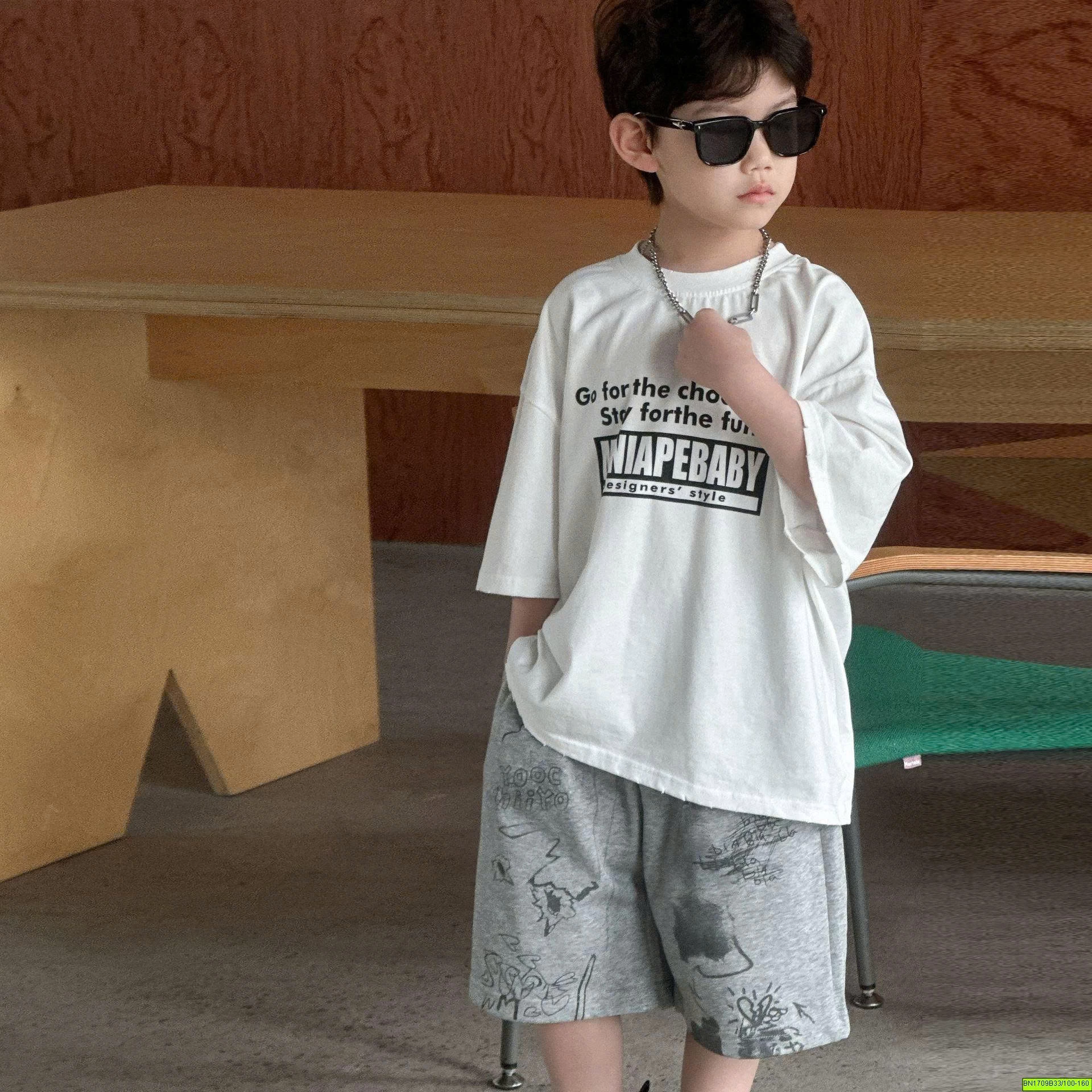 QUẦN SHORT COTTON IN HÌNH