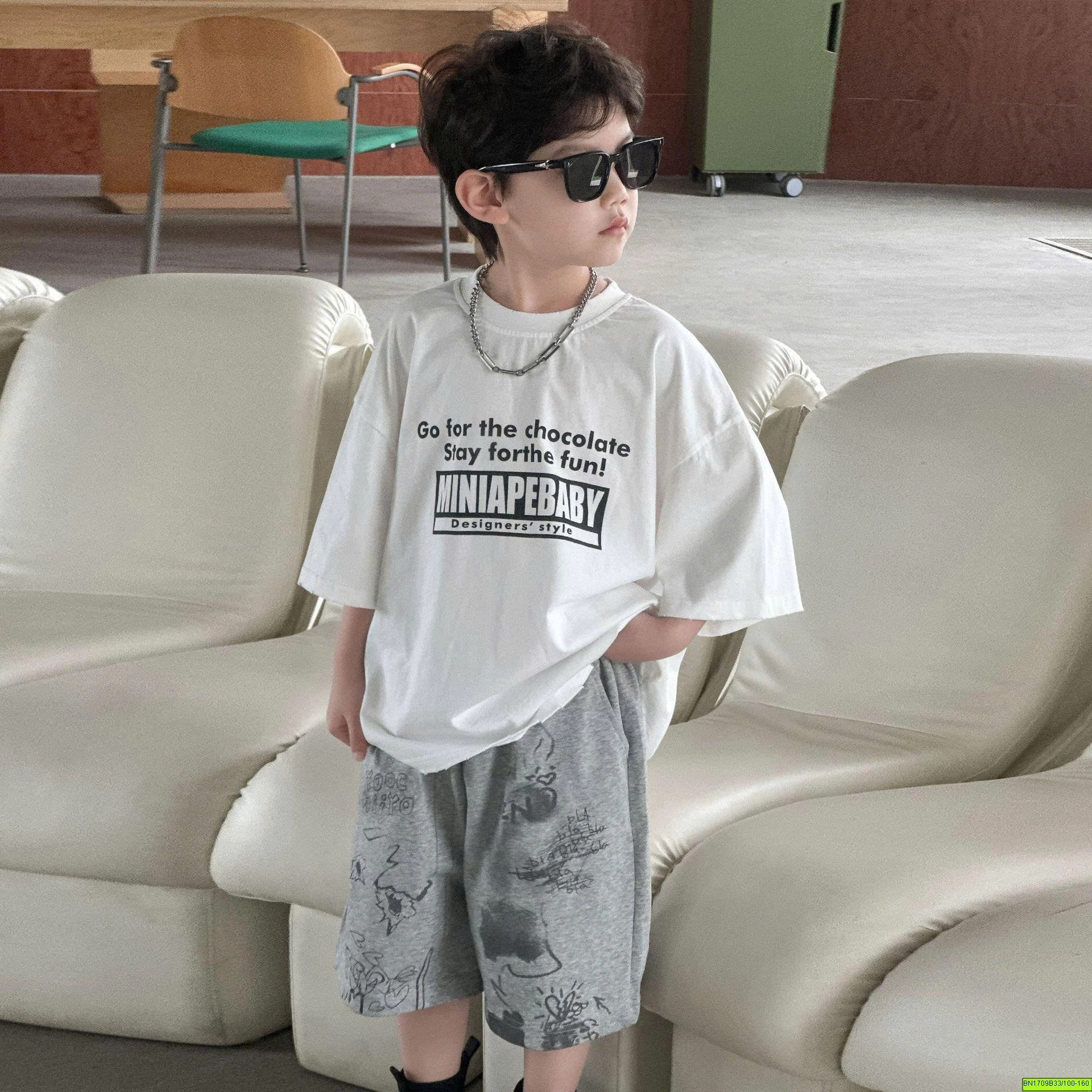 QUẦN SHORT COTTON IN HÌNH