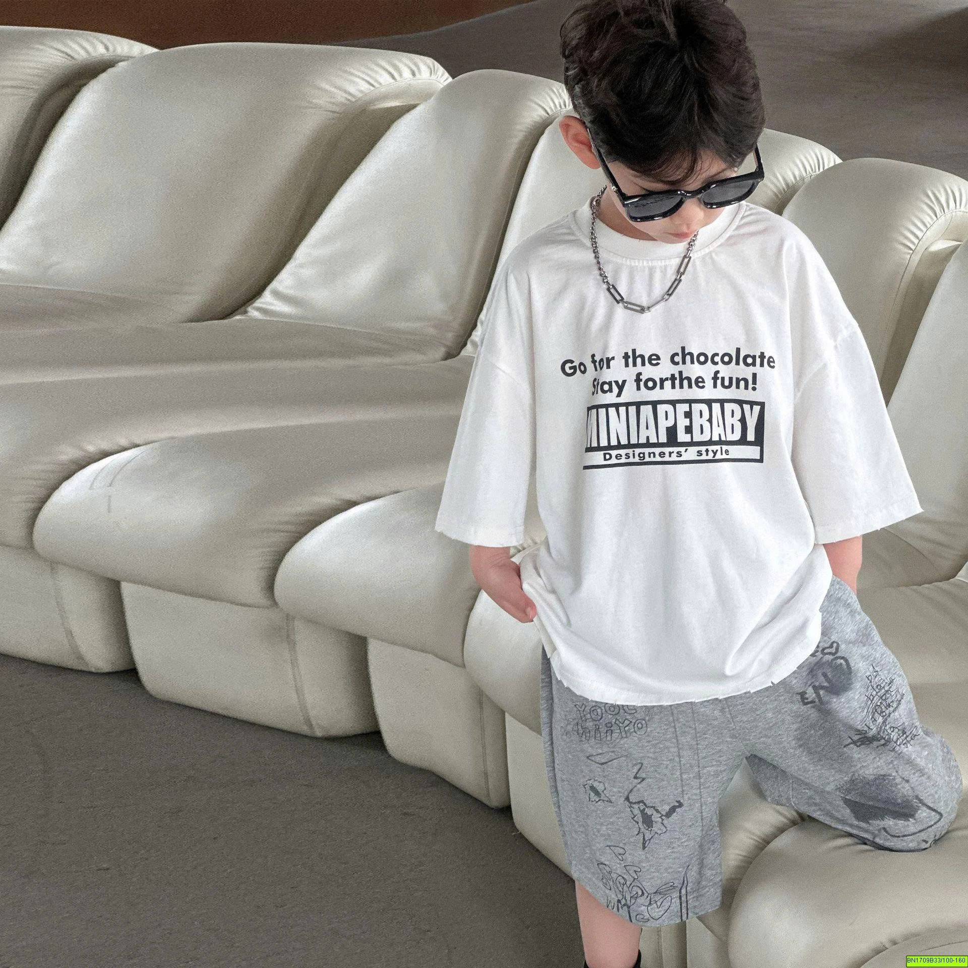 QUẦN SHORT COTTON IN HÌNH