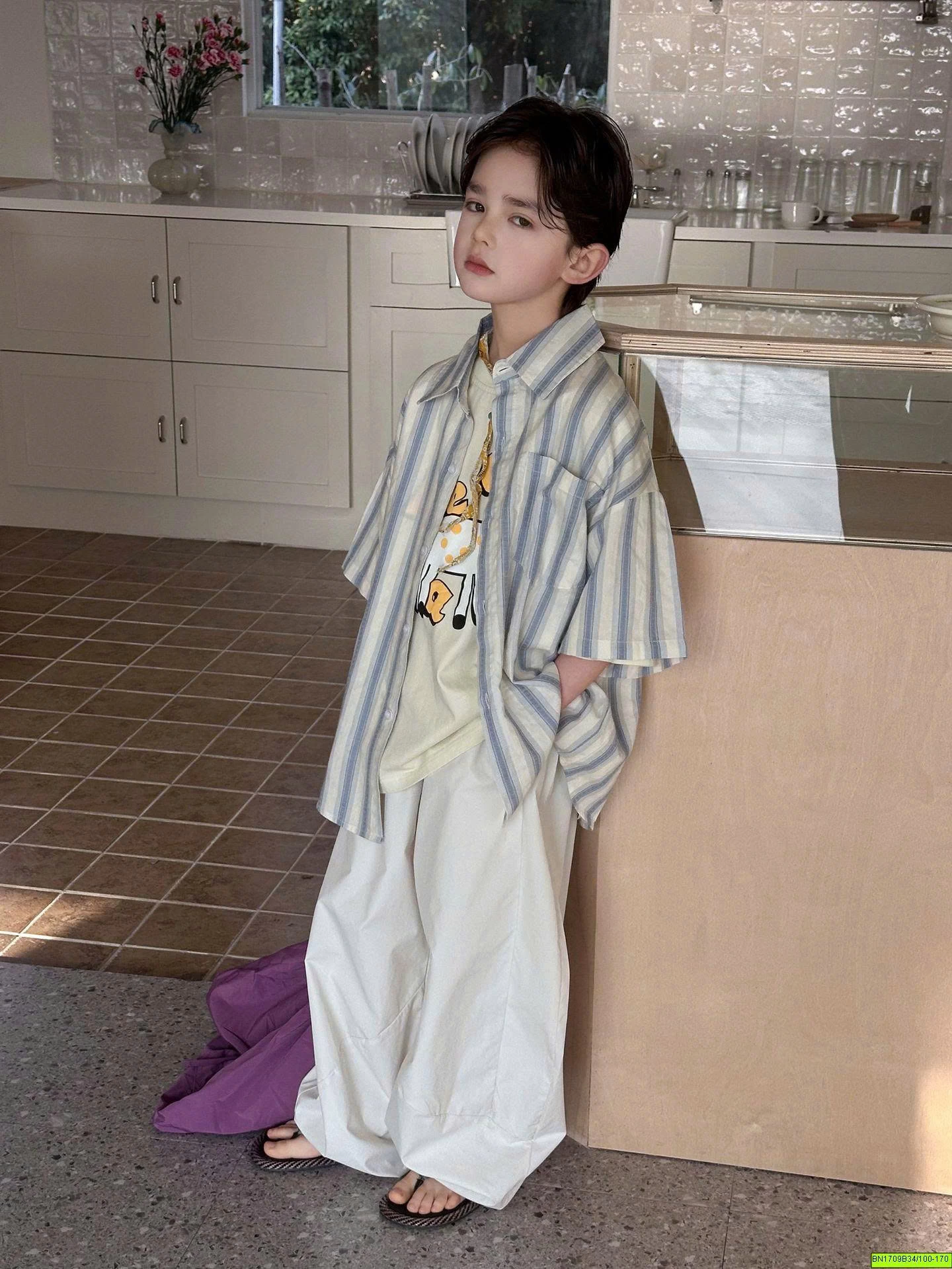 ÁO SƠ MI SỌC XANH