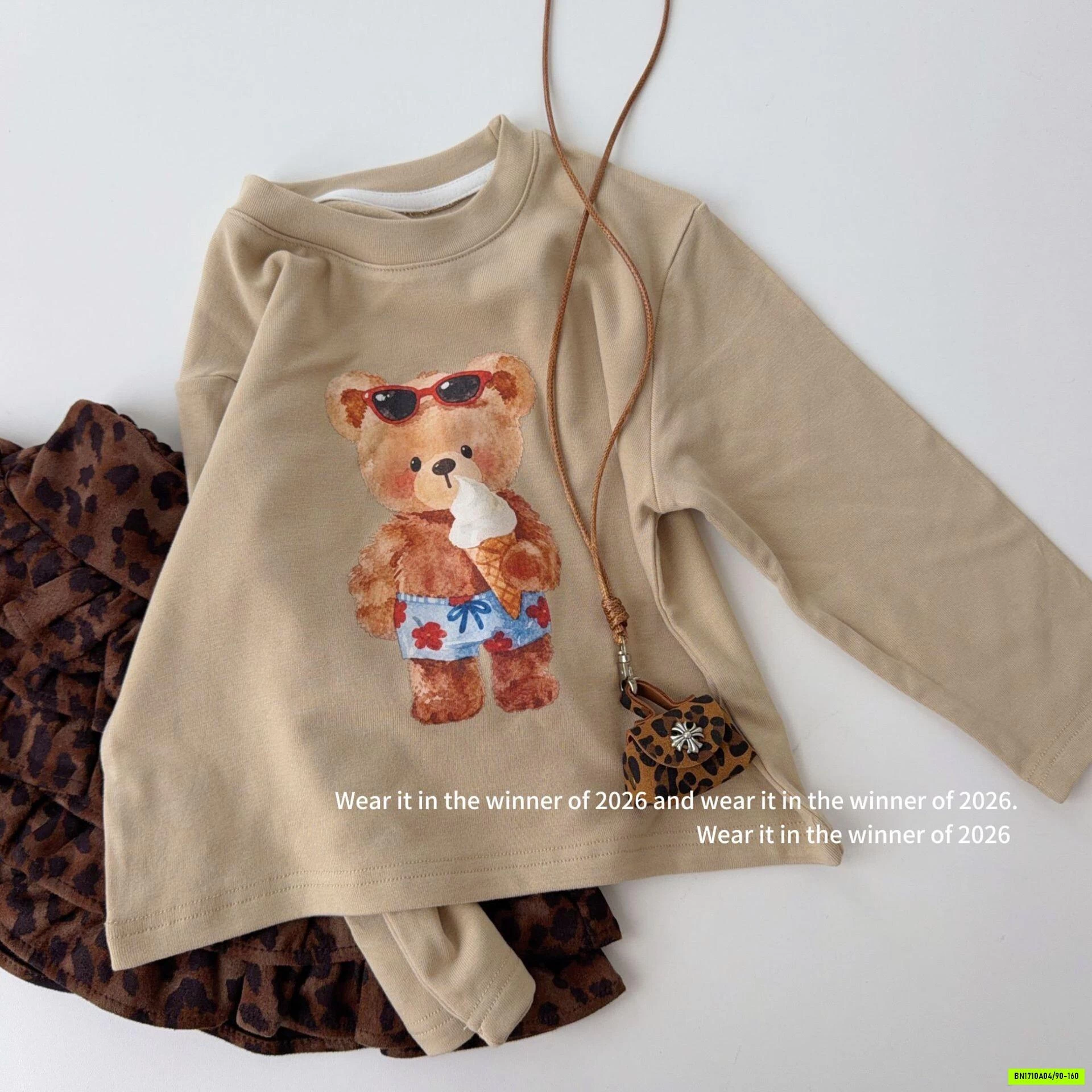 ÁO GẤU NÂU T&QKIDS