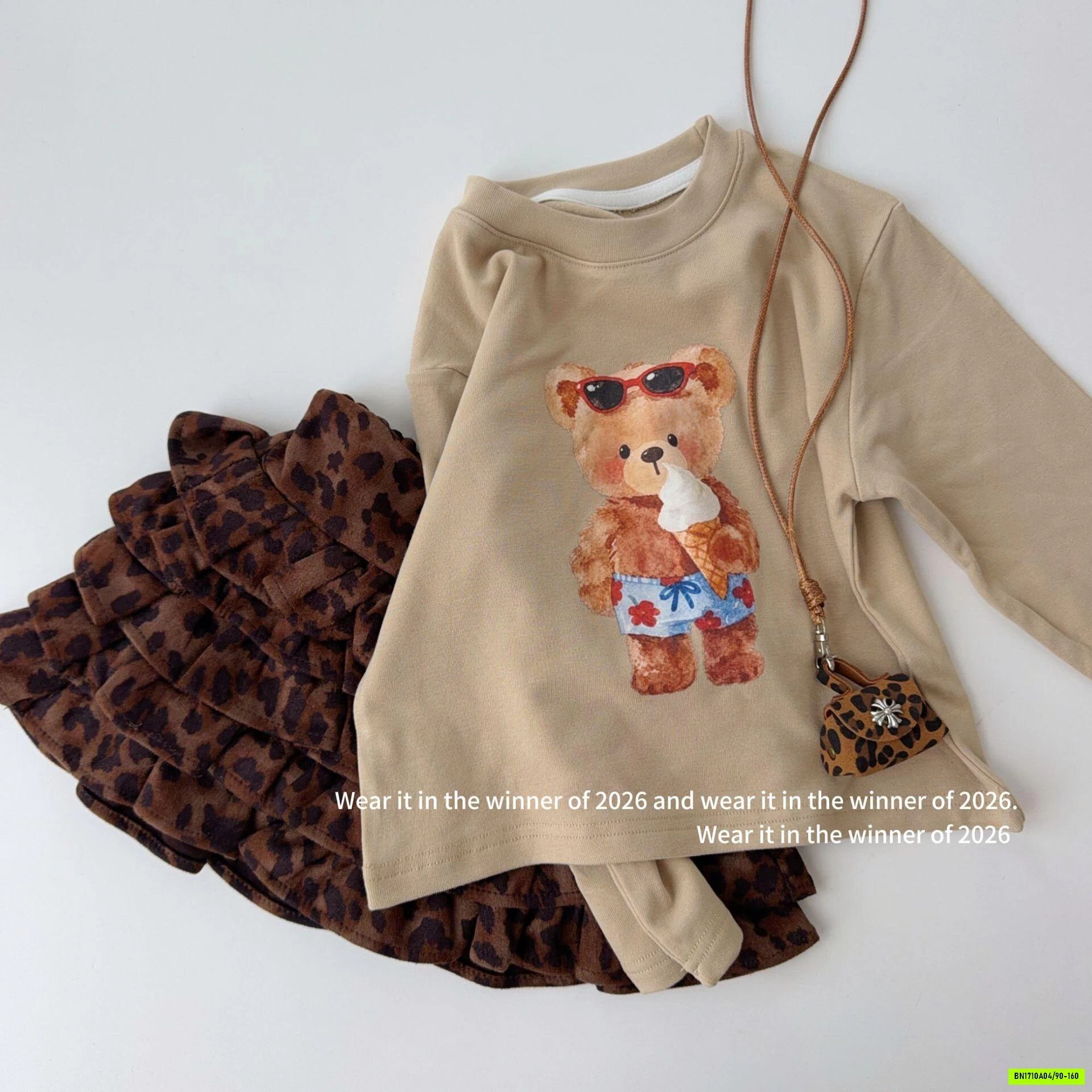 ÁO GẤU NÂU T&QKIDS
