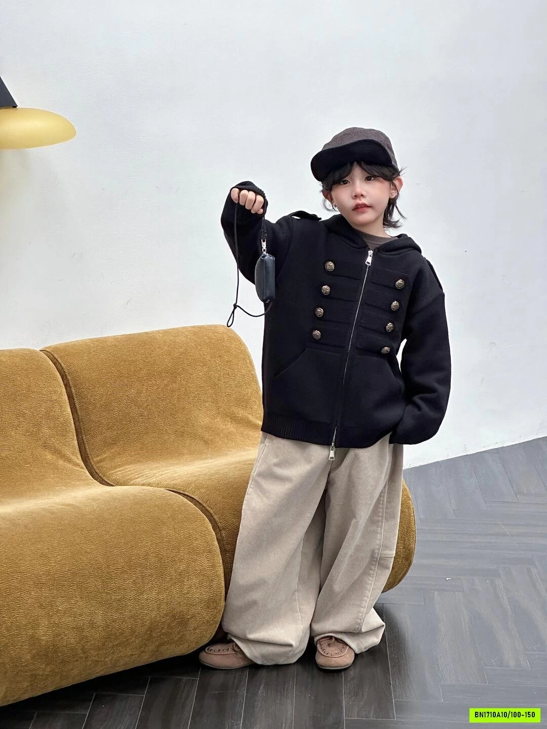 KHOÁC LEN PHỐI CÚC MIX QUẦN NHUNG