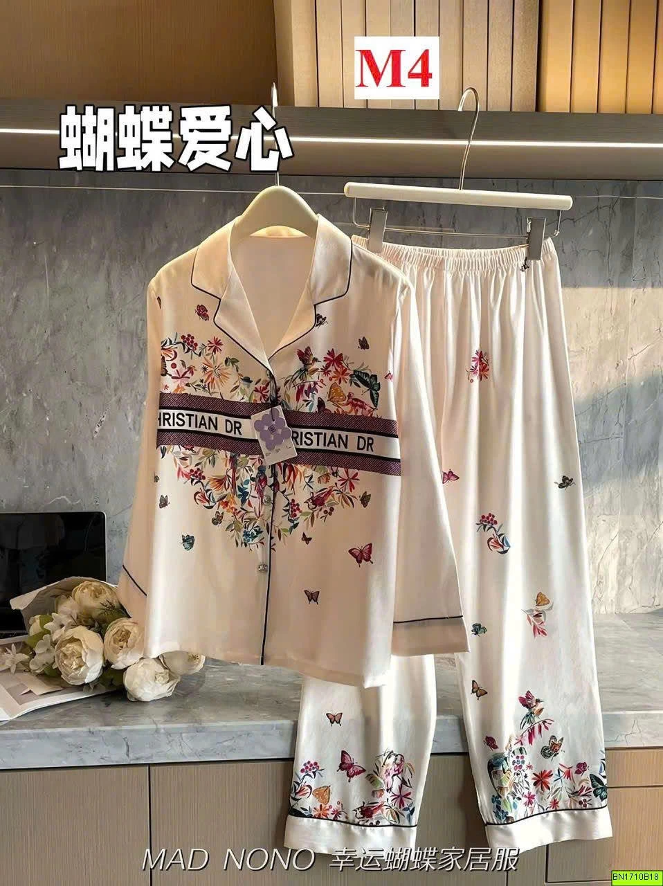 BỘ LỤA DÀI TAY MAD NONO MẪU MỚI