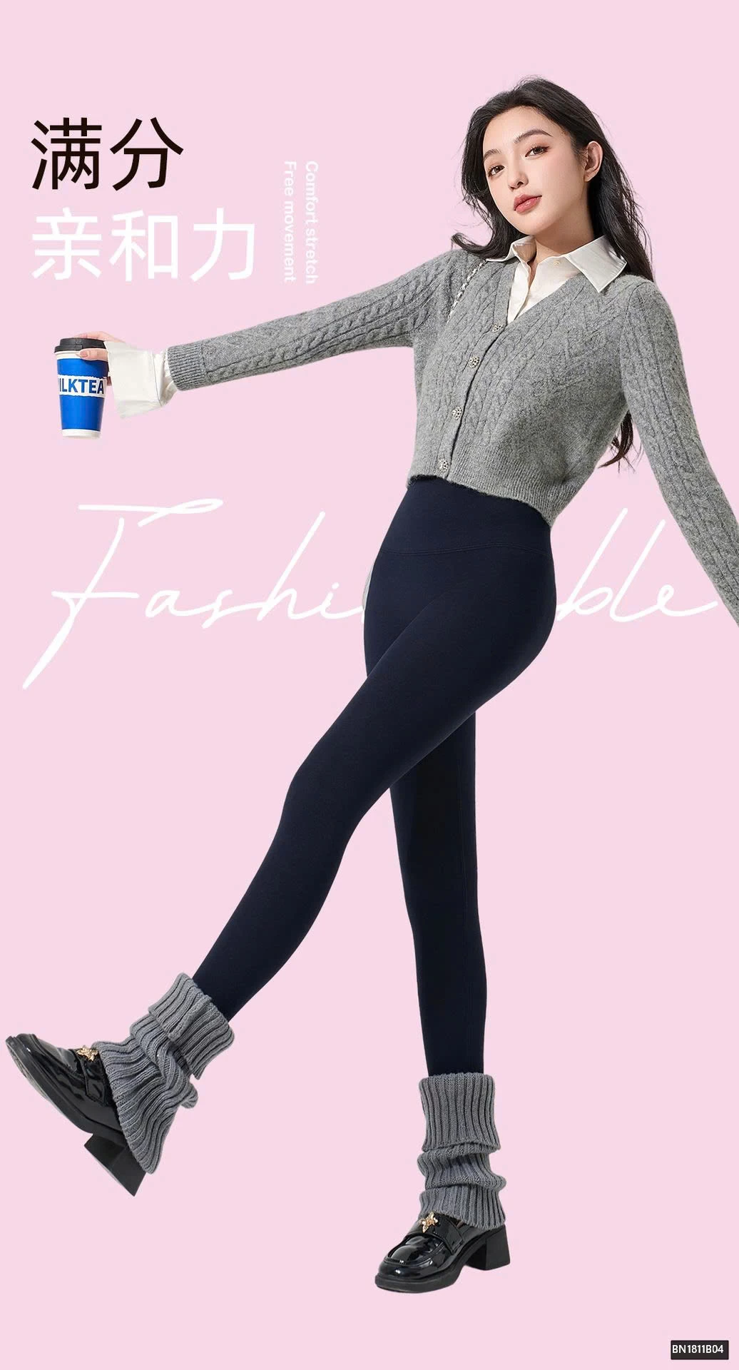 QUẦN LEGGING NỮ CẠP CAO