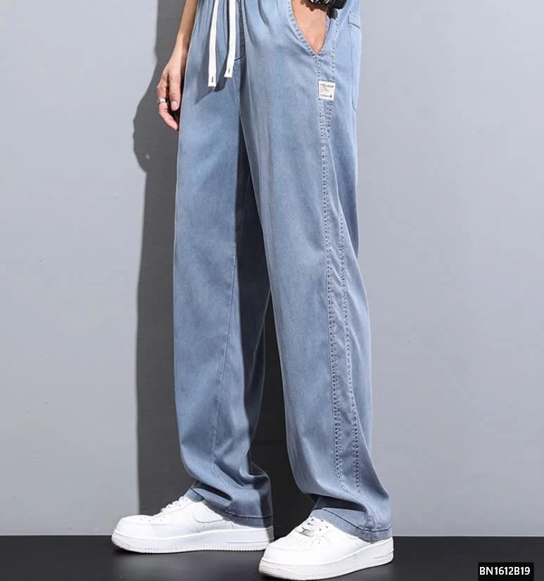 QUẦN JEAN DENIM MỎNG NAM ỐNG SUÔNG