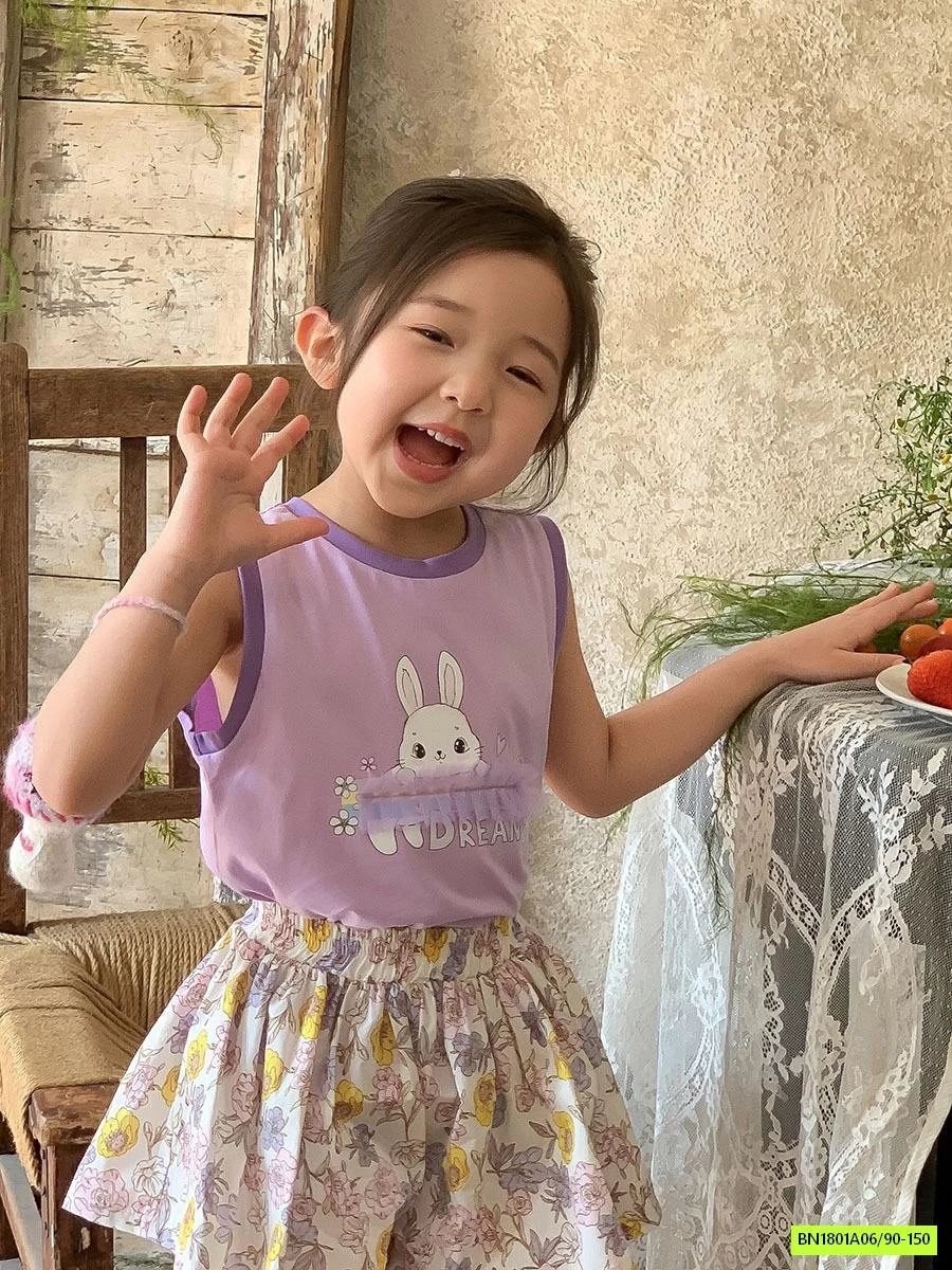 ÁO SÁT NÁCH THỎ PHỐI REN