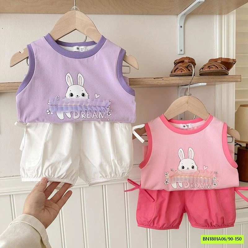 ÁO SÁT NÁCH THỎ PHỐI REN