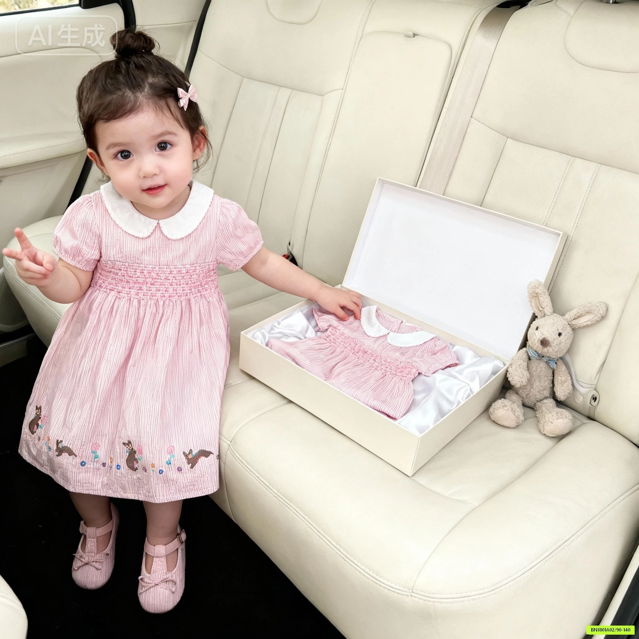 ĐẦM HỒNG THÊU CỔ SEN PREMIUM