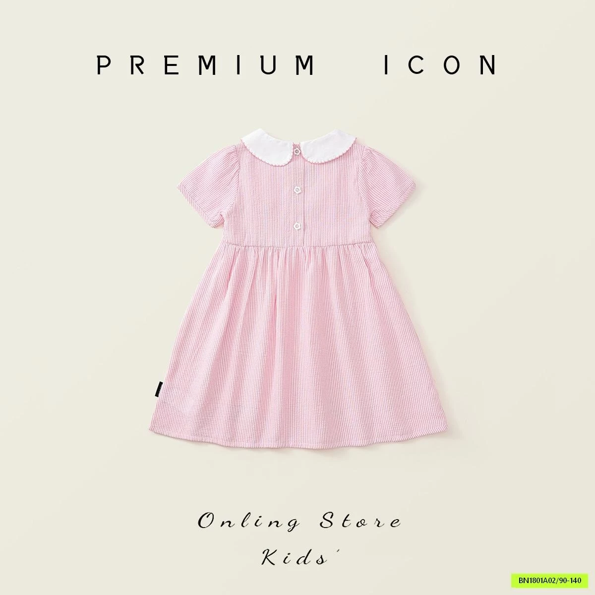 ĐẦM HỒNG THÊU CỔ SEN PREMIUM