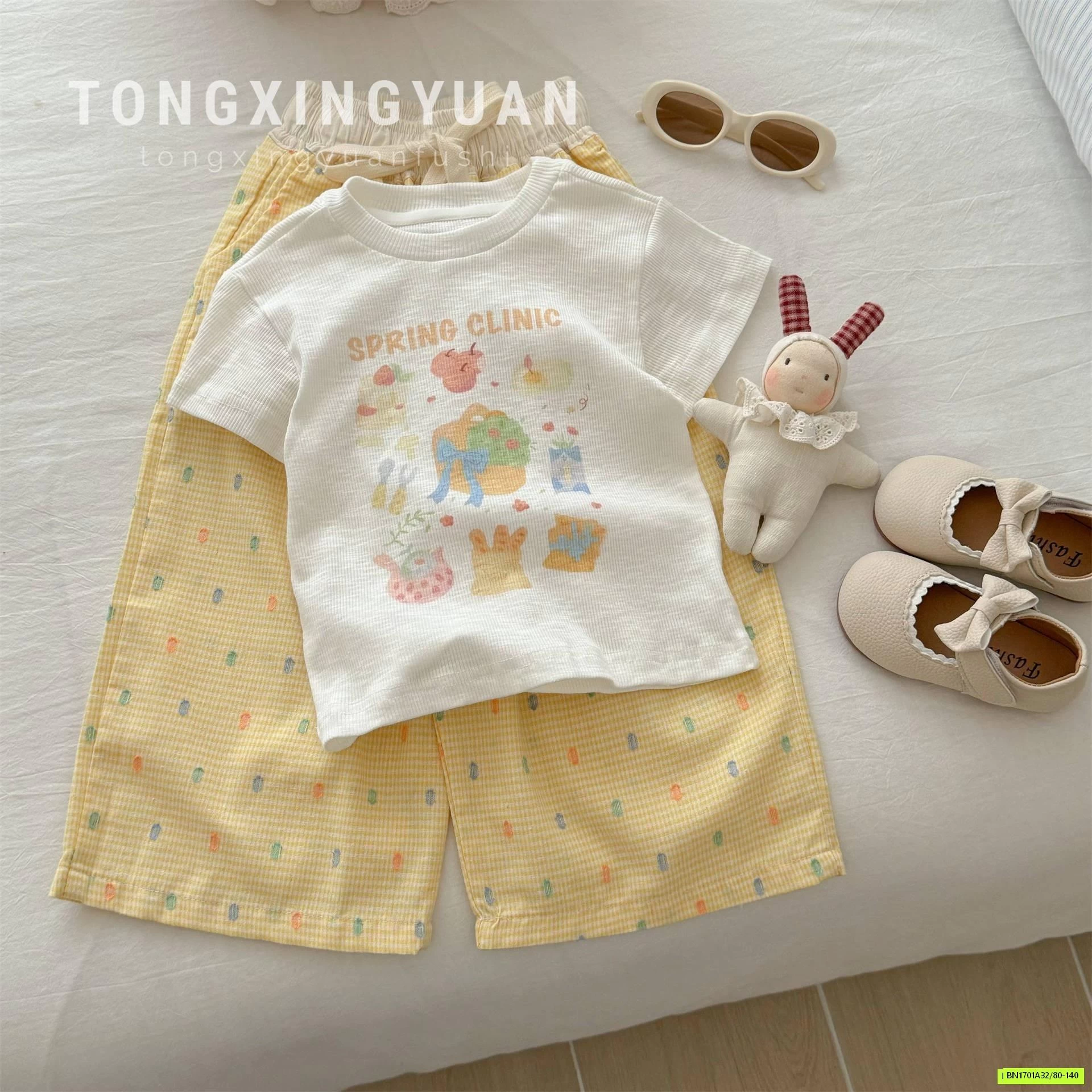 SÉT ÁO IN HÌNH QUẦN SUÔNG NINGLI