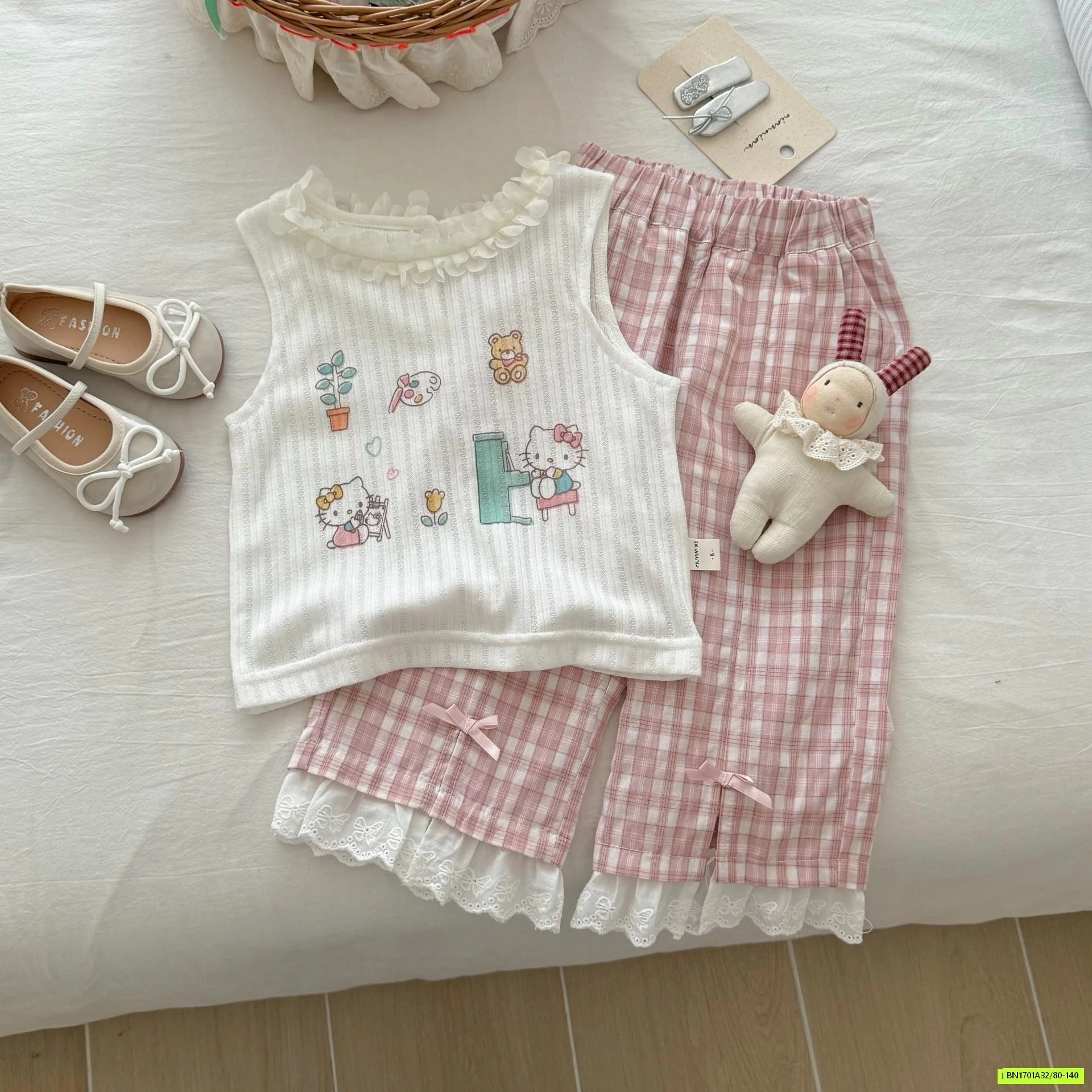 SÉT ÁO IN HÌNH QUẦN SUÔNG NINGLI