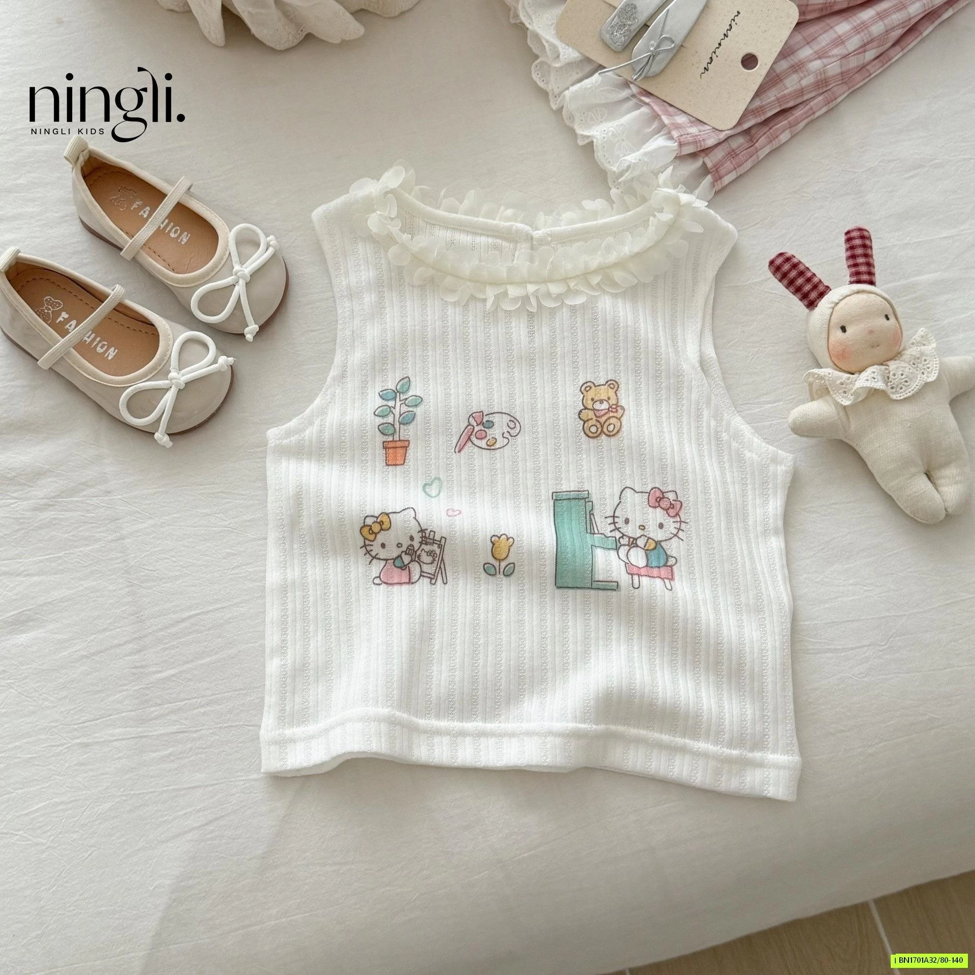 SÉT ÁO IN HÌNH QUẦN SUÔNG NINGLI