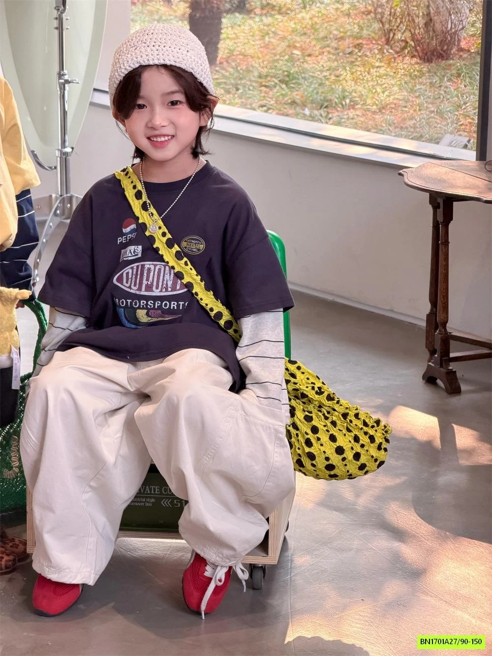 ÁO THUN GIẢ 2 LỚP TAY KẺ