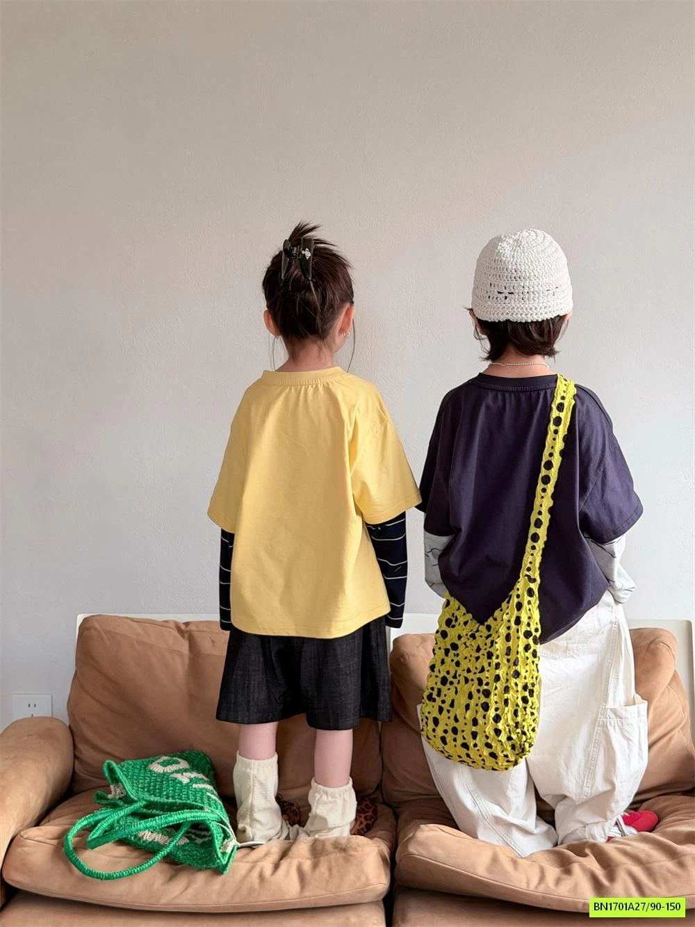 ÁO THUN GIẢ 2 LỚP TAY KẺ