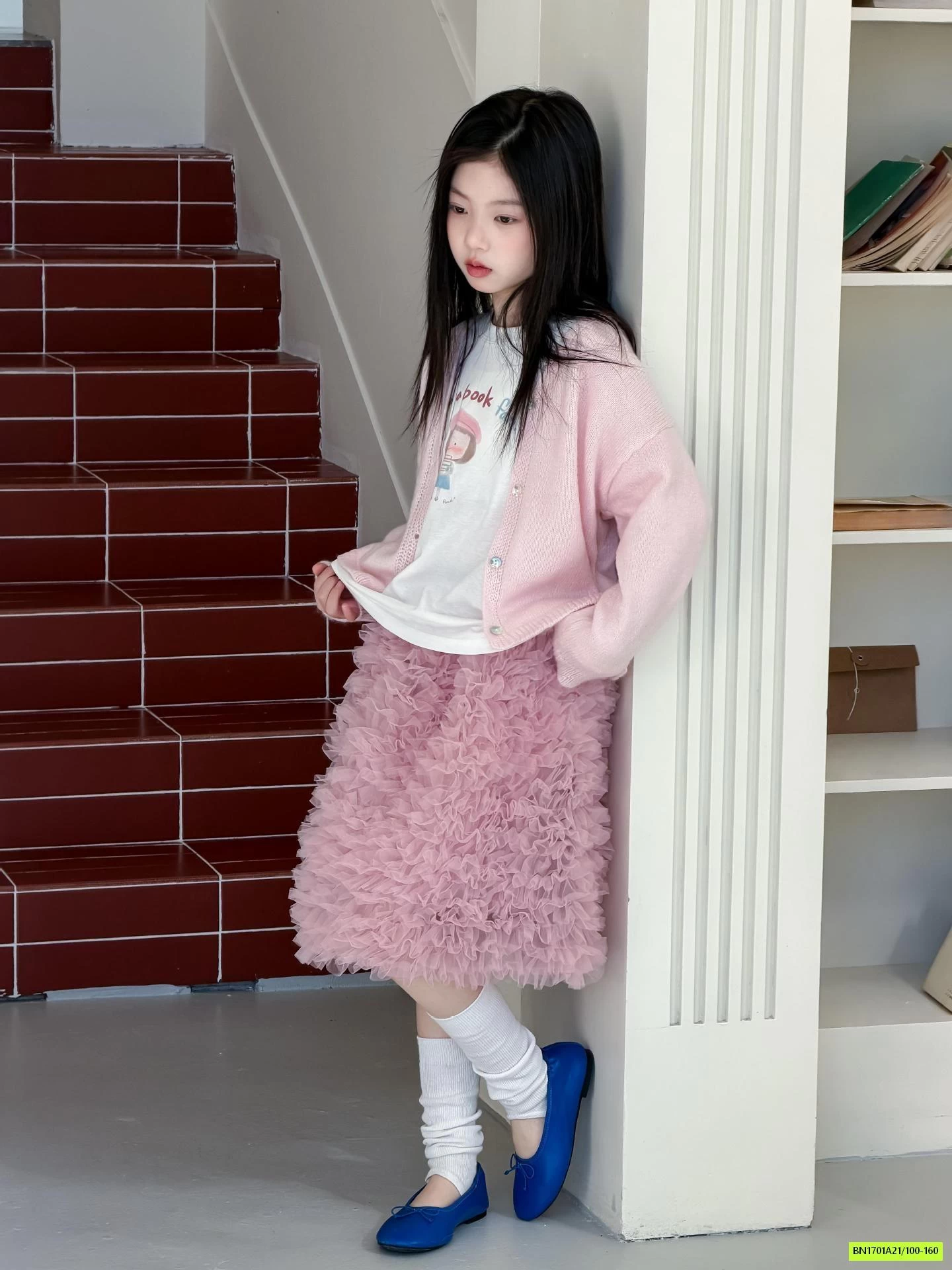 SÉT CARDIGAN MIX CV HỒNG