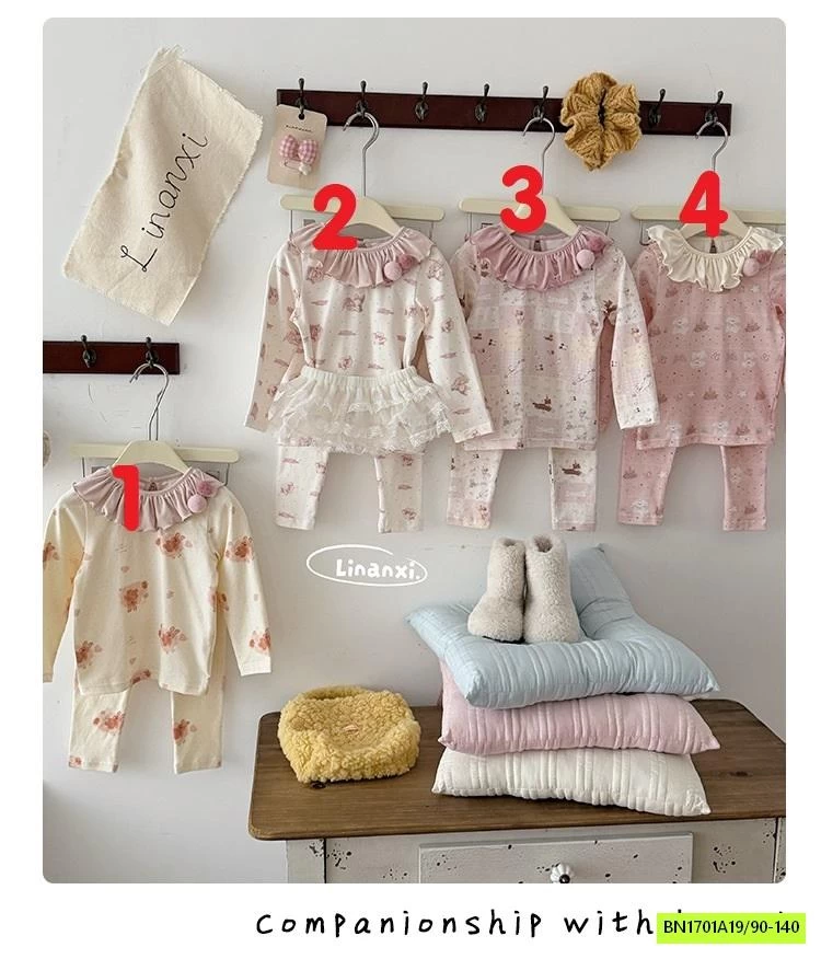 BỘ NỈ HOMEWEAR LINANXI MÙA XUÂN