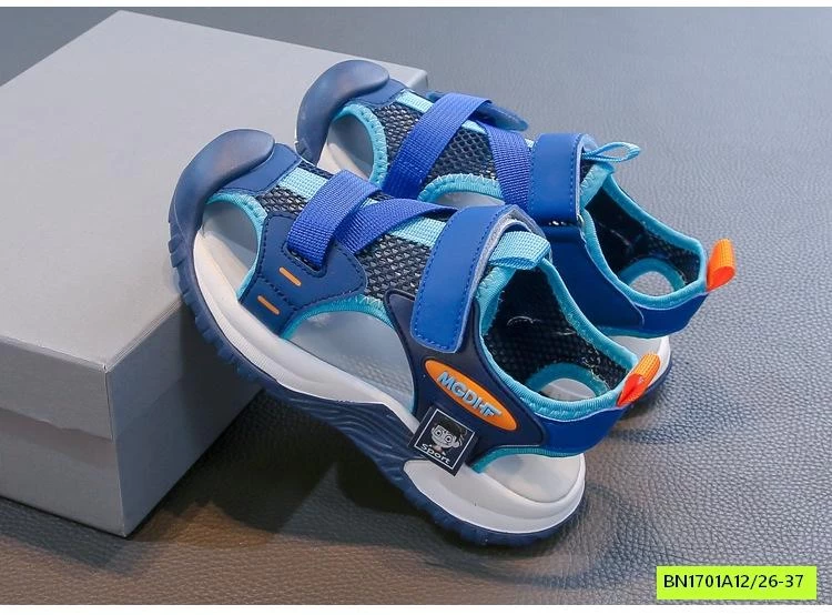 SANDAL LƯỚI BỊT MÕM QUAI DÁN