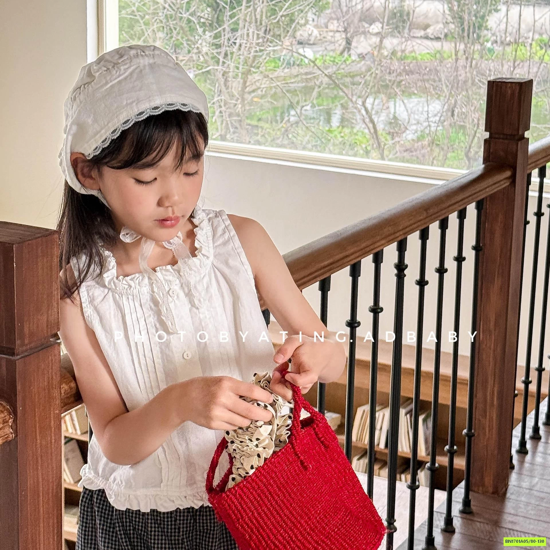 SƠ MI SÁT NÁCH VIỀN BÈO 6213 ADBABY