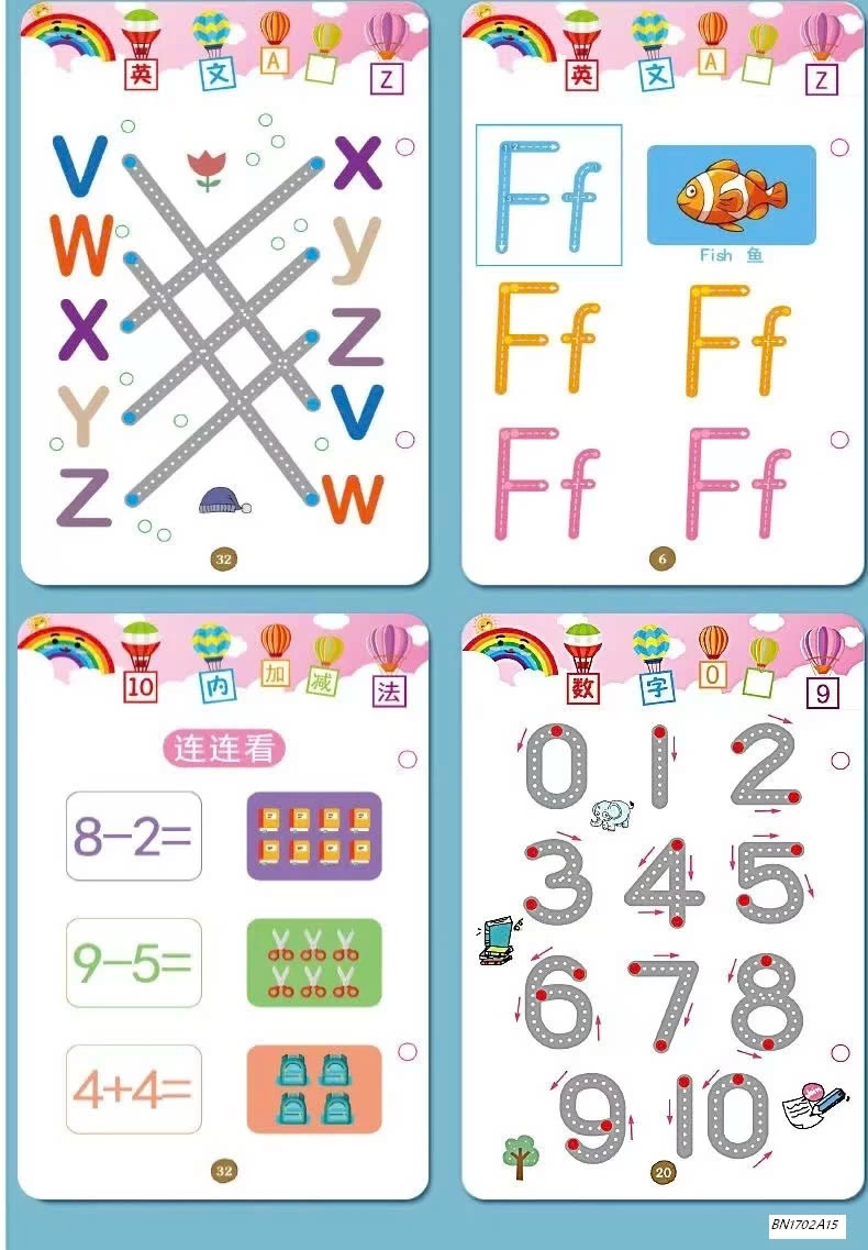 BỘ TẬP VIẾT XÓA ĐƯỢC