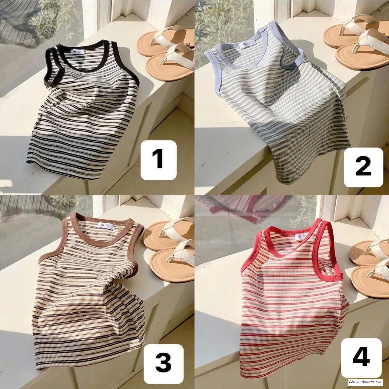 ÁO SÁT NÁCH MIX SHORT COTTON