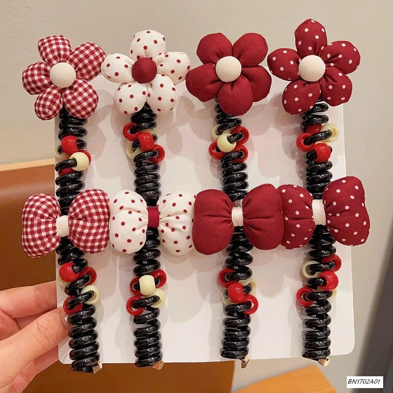 SÉT 4 DÂY BUỘC TÓC LÒ XO