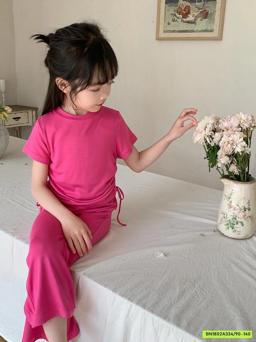 SÉT BỘ THUN LOE ÁO RÚT EO