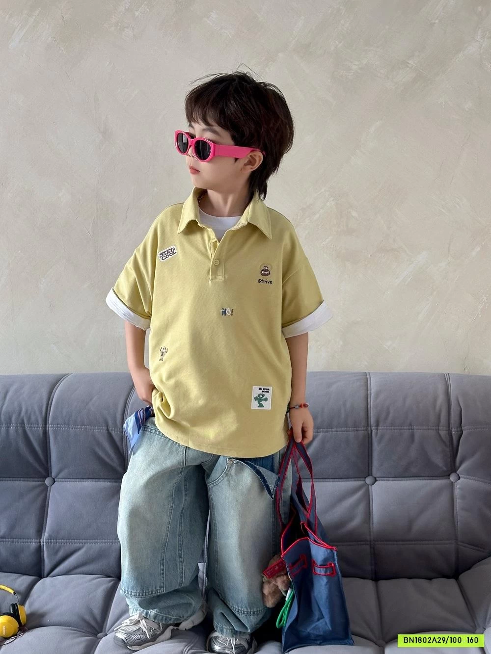 POLO VÀNG IN HÌNH AFTE