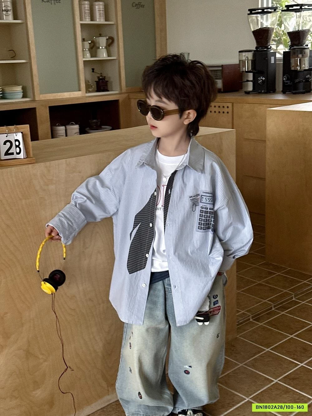 SƠ MI SỌC IN HÌNH CAVAT AFTE