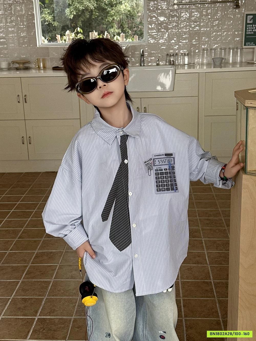 SƠ MI SỌC IN HÌNH CAVAT AFTE