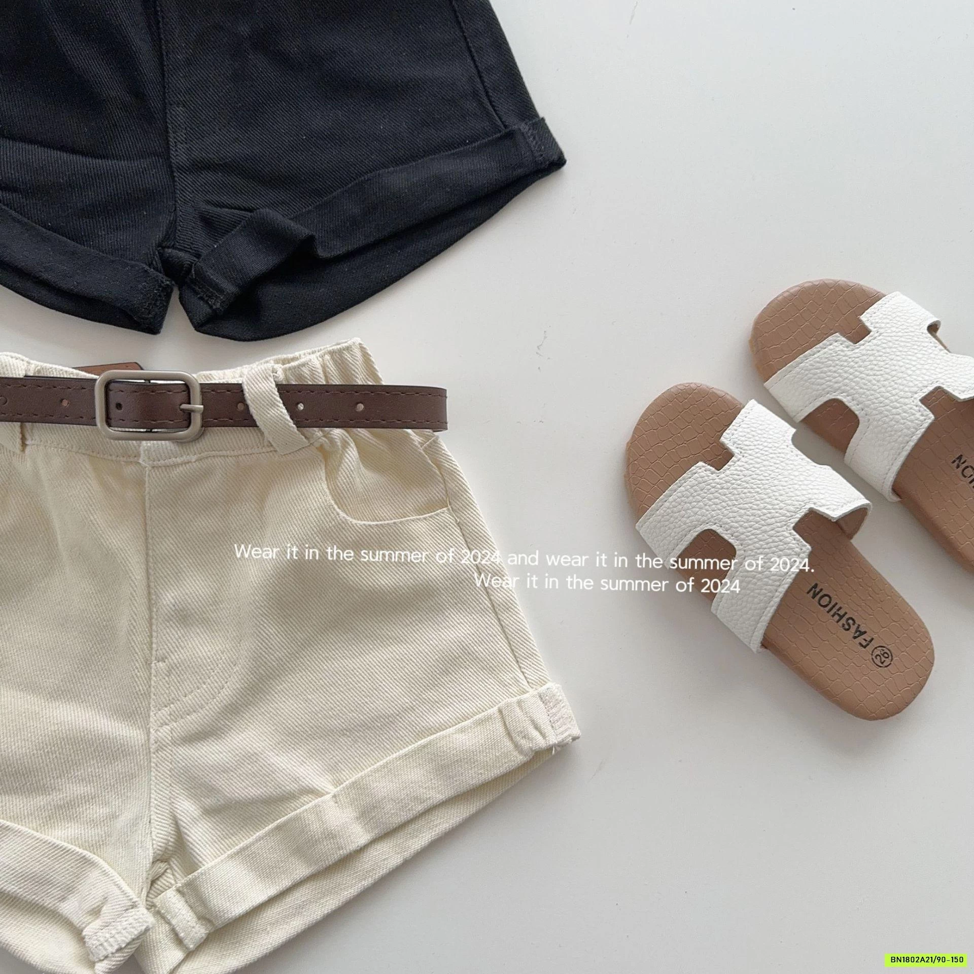 SHORT GẤP GẤU T&Q KIDS