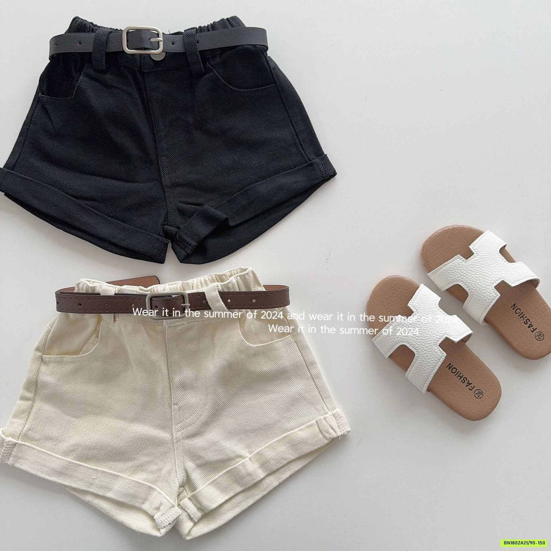 SHORT GẤP GẤU T&Q KIDS