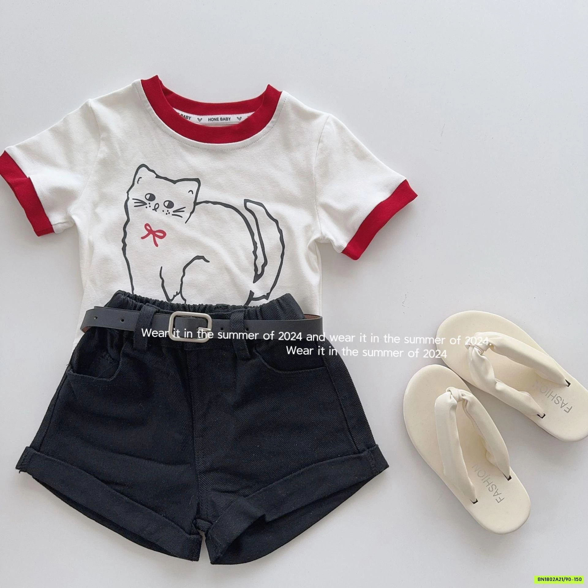 SHORT GẤP GẤU T&Q KIDS