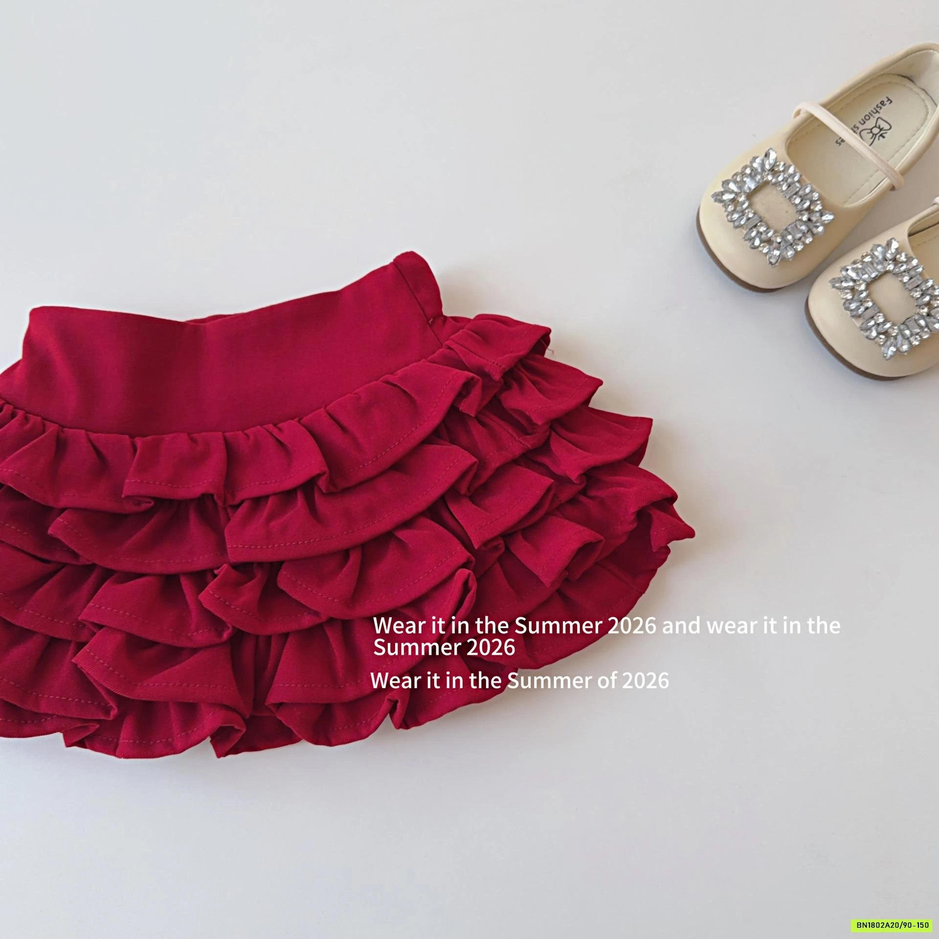 CHÂN VÁY BÈO TẦNG T&Q KIDS