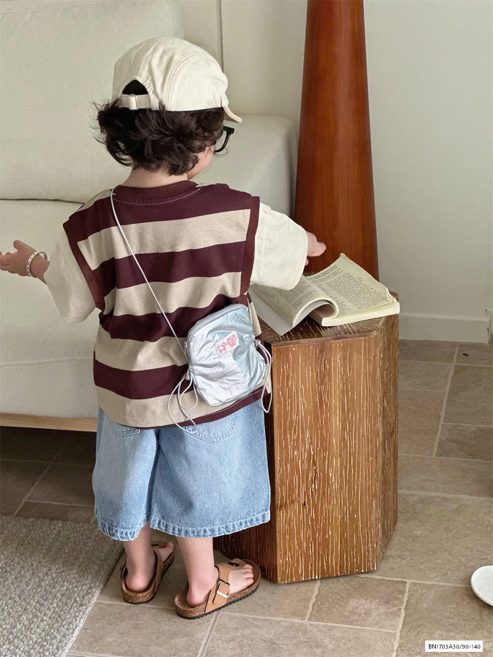 ÁO KẺ MIX SHORT JEANS