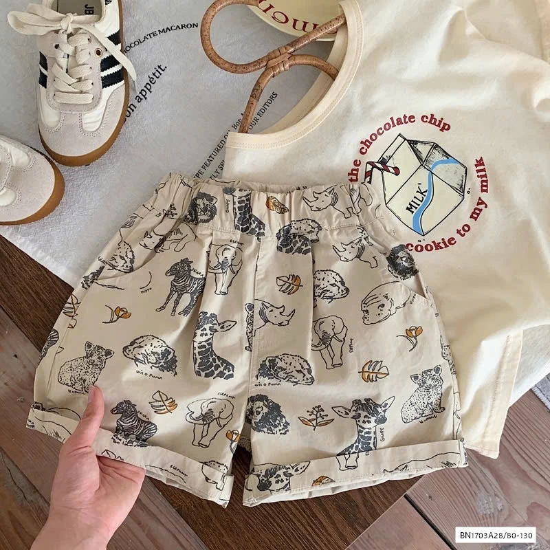 SHORT THÔ ĐỘNG VẬT