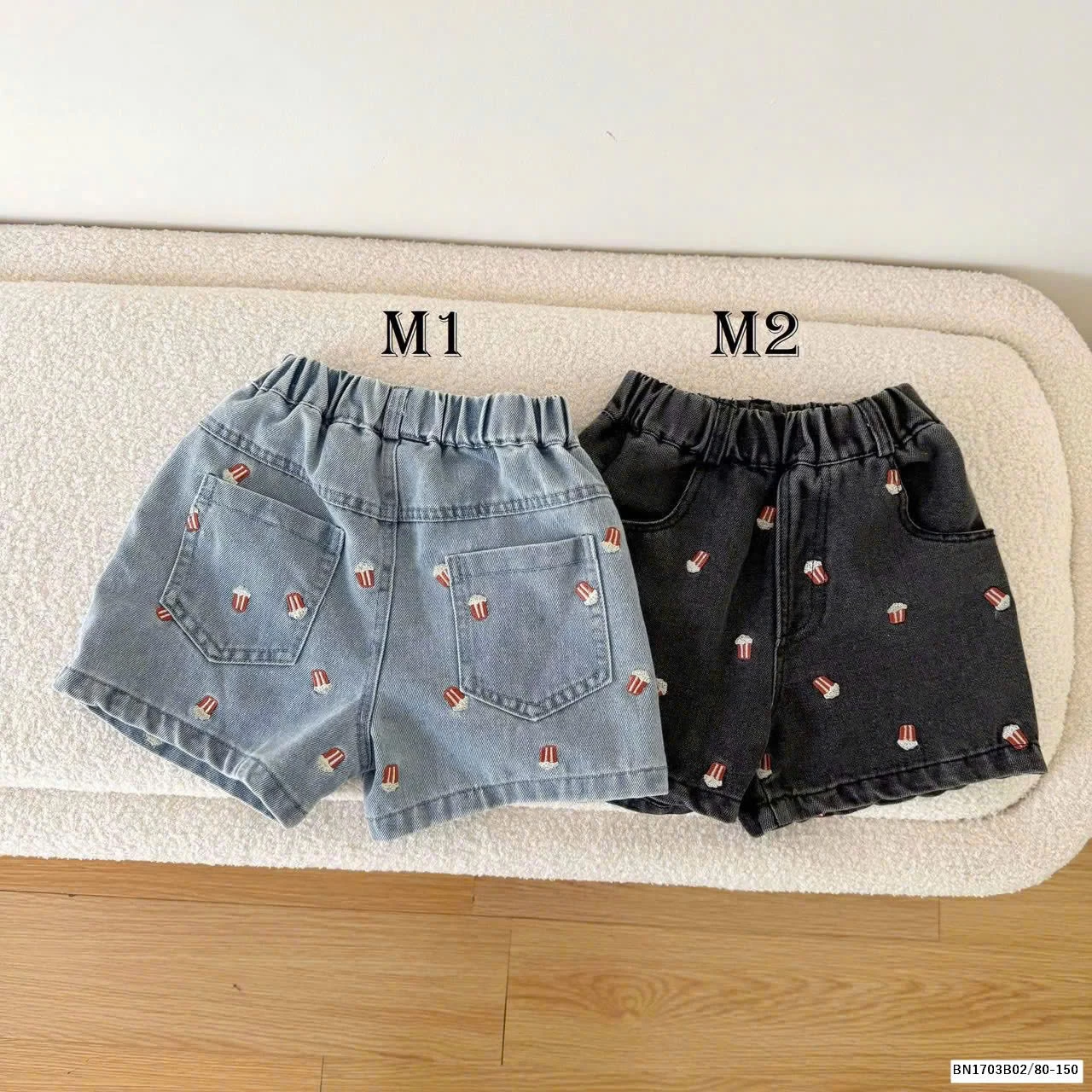 QUẦN SHORT JEAN CHO BÉ