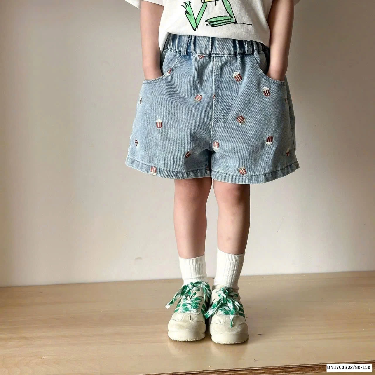 QUẦN SHORT JEAN CHO BÉ