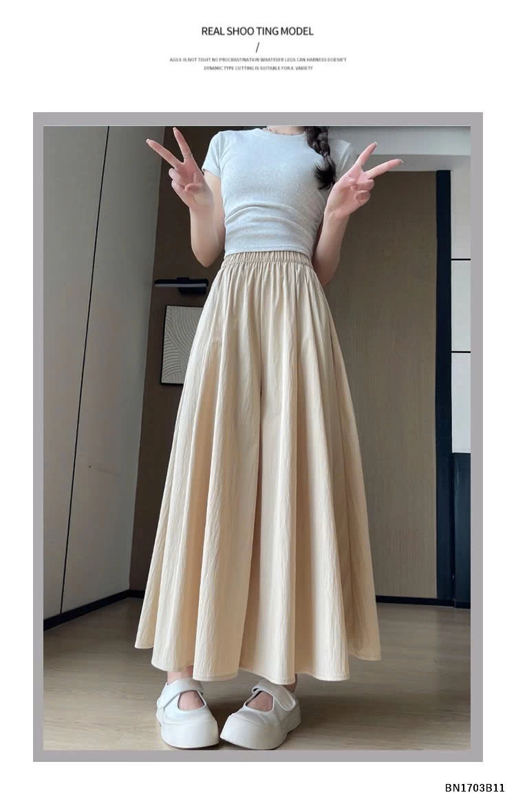 QUẦN ỔNG RỘNG GIẢ VÁY