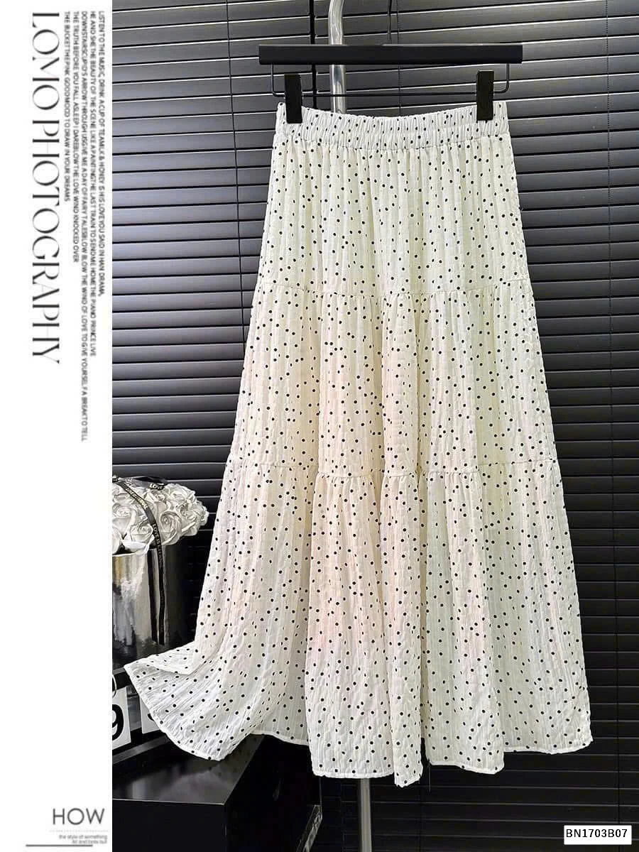 CHÂN VÁY CHẤM BI TQXK