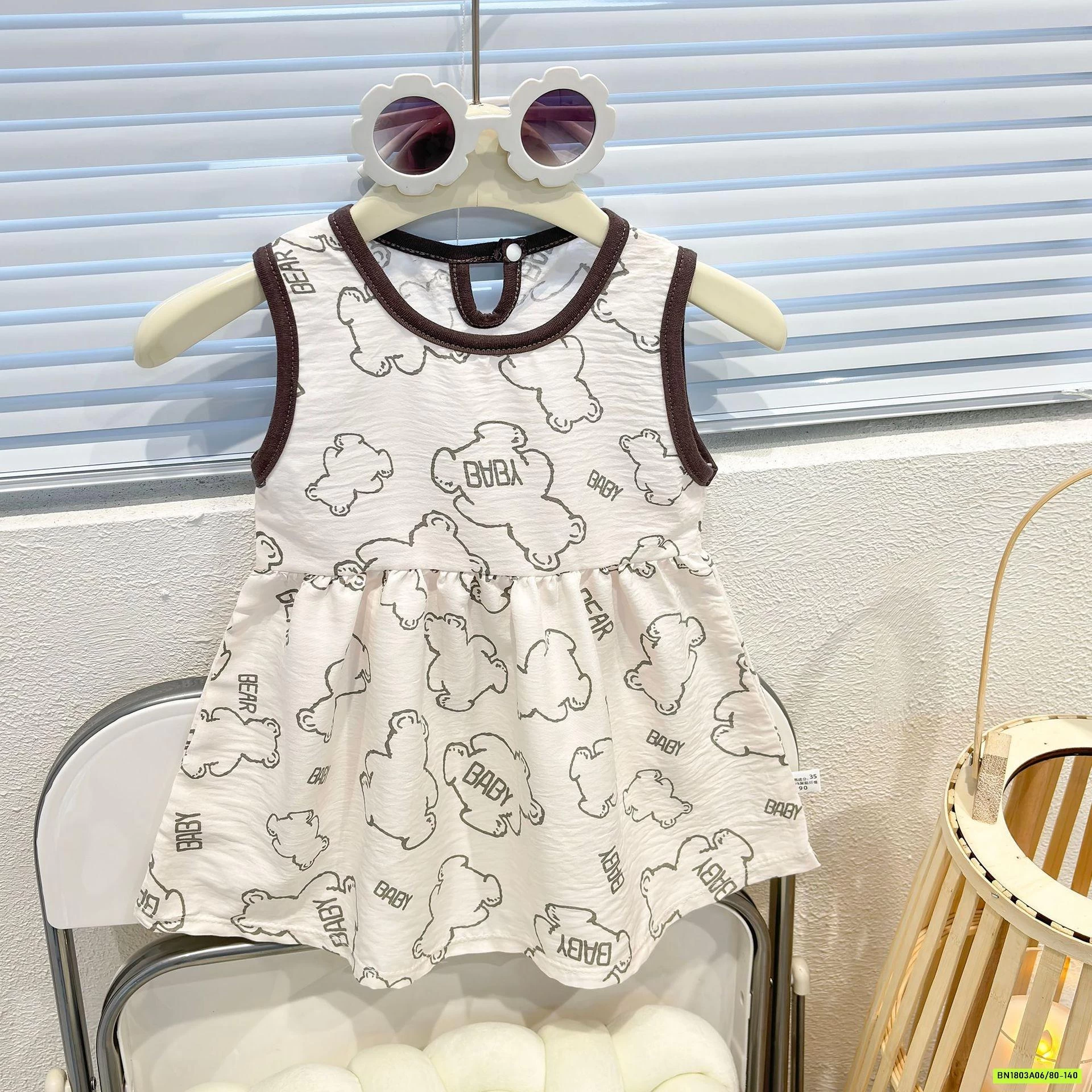 VÁY LANH SÁT NÁCH HOA NHÍ