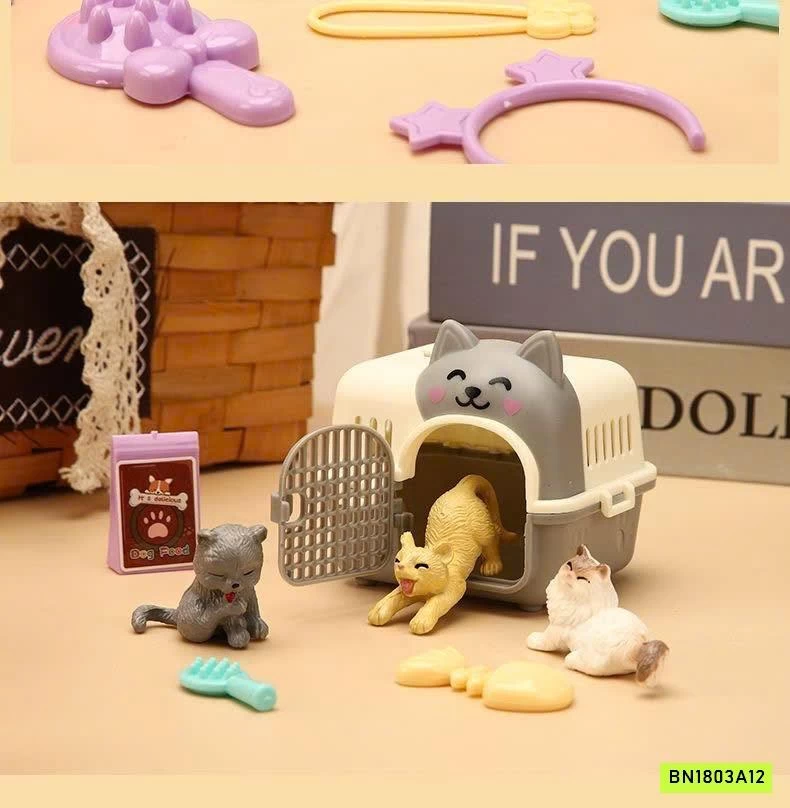 BỘ ĐỒ CHƠI THÚ CƯNG MINI 39 CHI TIẾT