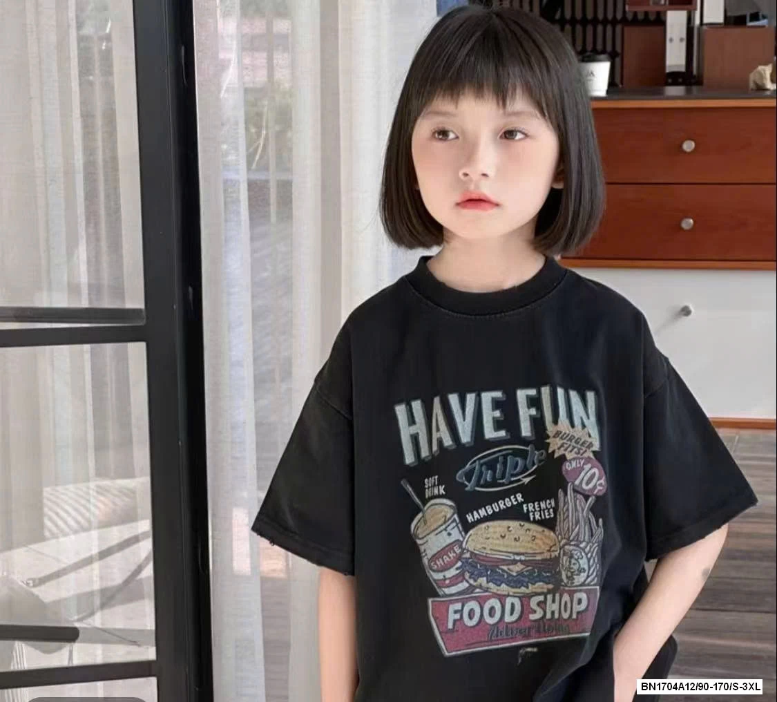 ÁO THUN FOODSHOP MẸ BÉ