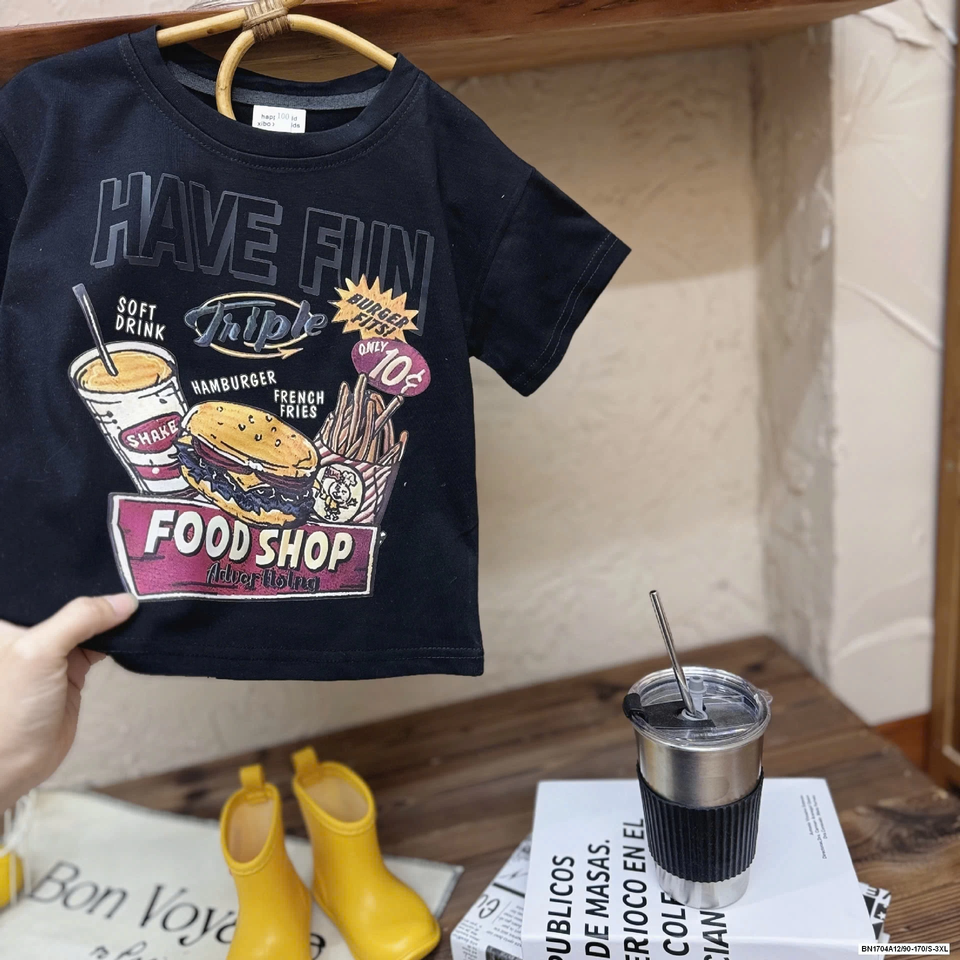 ÁO THUN FOODSHOP MẸ BÉ