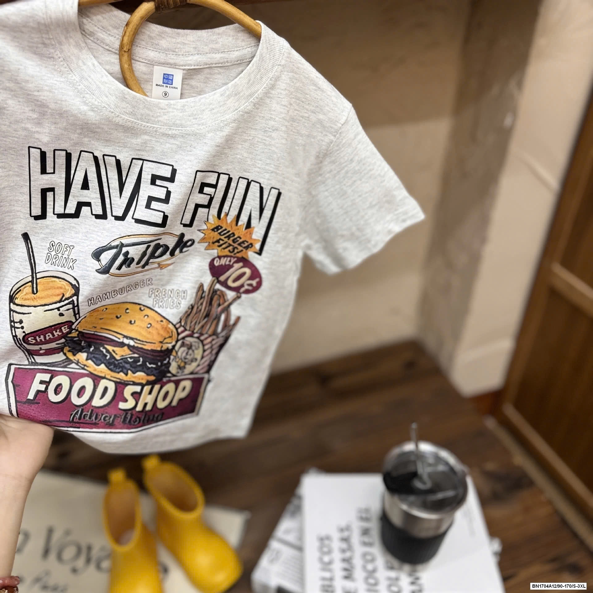 ÁO THUN FOODSHOP MẸ BÉ