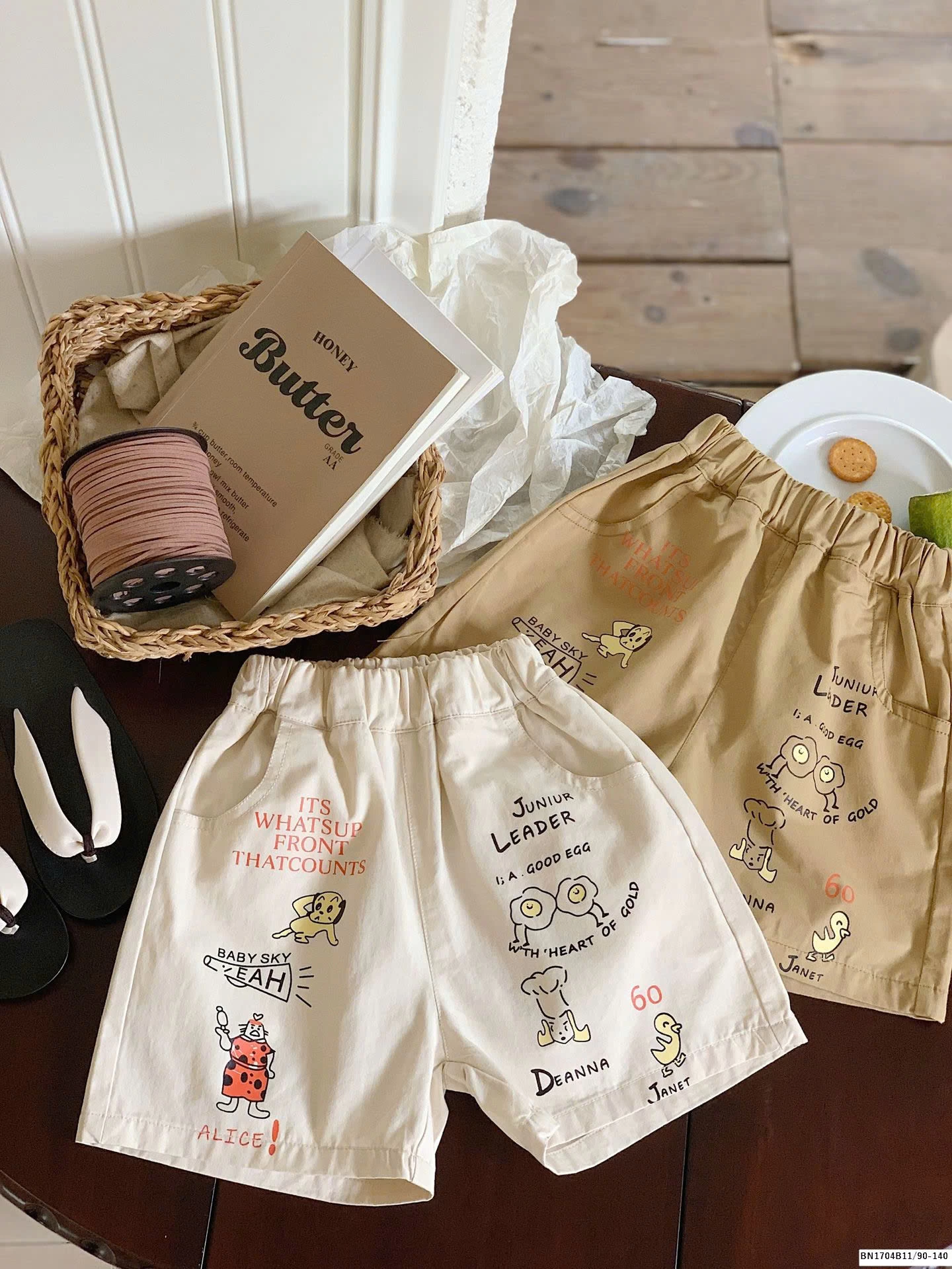 QUẦN SHORT IN HÌNH DỄ THƯƠNG