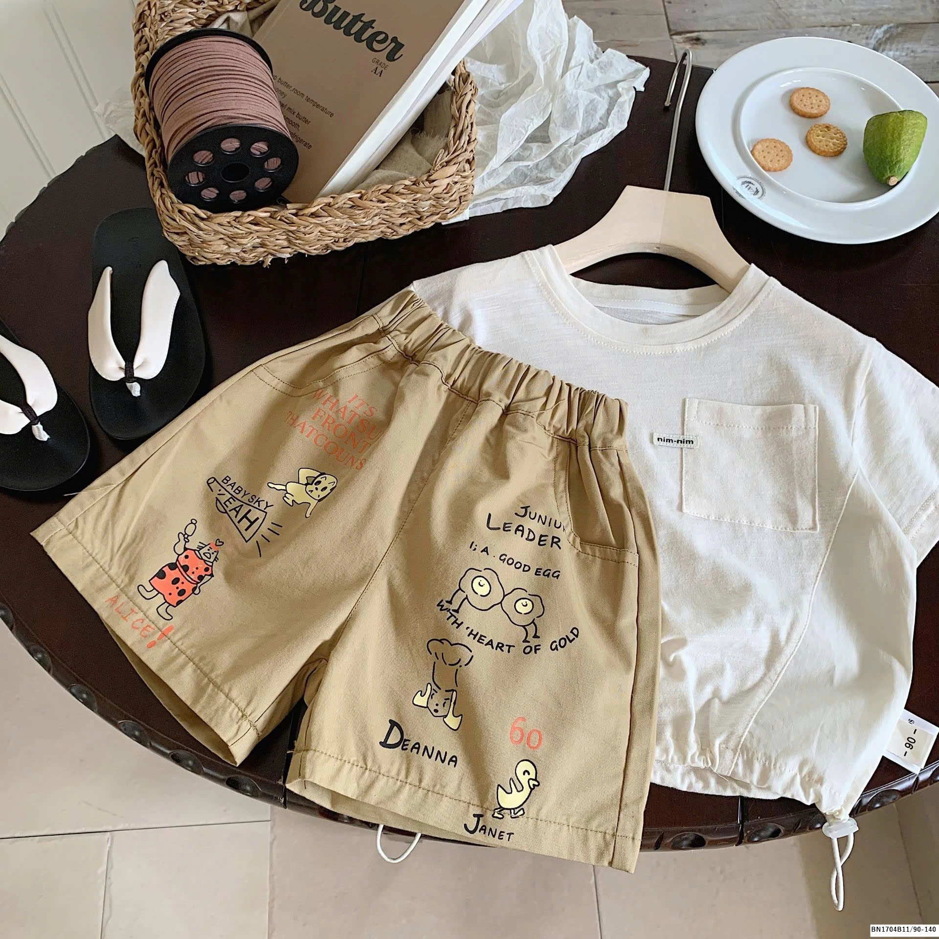 QUẦN SHORT IN HÌNH DỄ THƯƠNG