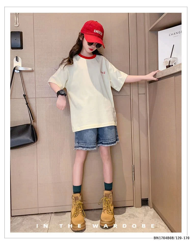 BỘ ÁO THUN LOVE MIX QUẦN JEAN TUA GẤU