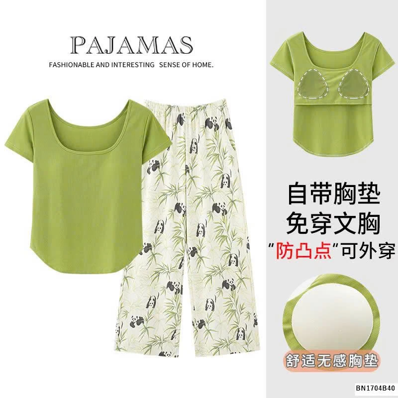 BỘ MẶC NHÀ QUẦN HỌA TIẾT