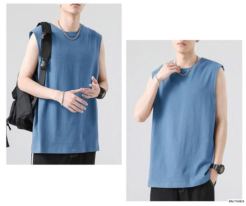 ÁO COTTON SÁT NÁCH NAM